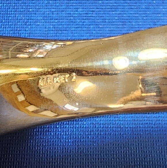 Pandora Organically Shaped Broad Open Bangle 14k gold plating - Picture 7 of 7